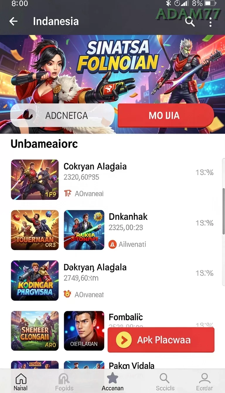 Cuplikan layar SGPSLSOT — aktivitas